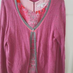 CABI sweater and blouse set (can sell separately too)